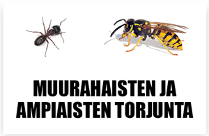 muurahaisten ja ampiaisten torjunta deleconilta